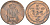 Швеция 5 эре 1880 Оскар II (1872-1907) король Швеции и Норвегии KM 736 бронза 4557-443