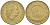 Италия 200 лир 1979 R, шестерня KM 105 алюминиевая бронза 85-616