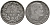 ДАНИЯ 4 СКИЛЛИНГА РИГСМОНТ 1854 RM, ФРЕДЕРИК VII (1848-1863) KM 758.1 (С136.1) серебро 100-745