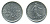 ФРАНЦИЯ 5 ФРАНКОВ 1972 СЕЯТЕЛЬ KM 926a.1, LE FRANC 341.4 медно-никель плакированный никелем 176-1133