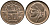 БЕЛЬГИЯ 50 САНТИМОВ 1967 BELGIQUE KM 148.1 бронза 99-1214
