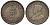 Стрейтс-Сетлментс 5 центов 1935 Георг V (1910-1936) КМ 36 серебро 53-555