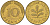 ФРГ 10 пфеннигов 1990 D KM 108, J. 383 сталь плакированная латунью 4171-156