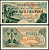 Индонезия 1 рупия 1961 урожай риса, серия MJJ072 Pick 78 бумага aUNC 7554-19-1-2