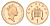Великобритания 1 пенни 1986 Елизавета II (1952-2022) KM 935, Spink 4381 (B3) бронза PROOF 1518-421