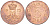 Дания 5 эре 1973 S; B, Маргрете II (1972- ) KM 859.1 железо плакированное медью 3996-1046