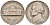 США 5 центов 1964 Джефферсон KM А192 медно-никель 92-1111