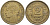 ФРАНЦИЯ 2 ФРАНКА 1932 ТИП MORLON KM 886, LE FRANC 268.3 алюминиевая бронза 114-735