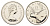 Канада 25 центов 1979 Елизавета II (1952-2022), олень KM 74 никель PROOF-LIKE (BU) 4631-937