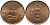 Исландия 10 эйре 1981 кальмар KM 25 бронза UNC 211-815