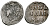 ВЕЛИКОЕ КНЯЖЕСТВО МОСКОВСКОЕ ДЕНГА 1535 - 1547 ИВАН IV ВАСИЛЬЕВИЧ, МОСКОВСКИЙ МОНЕТНЫЙ ДВОР, 0,34 ГР ГиК №33 серебро 262-865