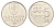 Словакия 5 крон 1993 KM 14 сталь плакированная никелем 4673-1244