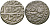Индия, Джайпур (Jaipur) 1 рупия 1253 год 1, JAIPUR MINT, BAHADUR SHAH II (1253-1274) (1837-1858) KM 93 (C93) серебро 00-00