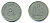 ОАЭ 50 филсов 1973 AH 1393, нефтяные вышки KM 5 медно-никель 4379-252