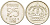 Швеция 25 эре 1958 TS, Густав VI Адольф (1950-1973) KM 824 серебро 4516-455