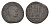 Римская Империя нуммий 330-335 Константин II в ранге цезаря, CONSTANTINVS IVN NOB C/GLORIA EXERCITVS, Гераклея RIC 117 биллон 4644-758