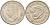 Австралия 1 шиллинг 1950 M, Георг VI (1936-1952), овца меринос KM 46 серебро 4622-136