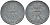 ДАНИЯ 2 ЭРЕ 1953 ФРИДЕРИК IX KM 840.1 цинк 26-1164
