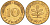 ФРГ 10 пфеннигов 1991 G KM 108, J. 383 сталь плакированная латунью 4175-1115
