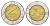 Сан-Марино 500 лир 1990 Шестнадцать веков истории KM 256 биметалл UNC 4648-343