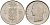 Бельгия 1 франк 1973 Belgique KM 142.1 медно-никель  UNC  4161-1256