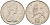 Великобритания 10 пенсов 1974 Елизавета II (1952-2022) KM 912, Spink 4231 (F1) медно-никель 4565-1245