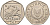 Кипр 50 центов 1993 похищение Европы KM 66 медно-никель 4141-1231