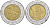 Мексика 1 песо 1994 KM 550 биметалл 217-537