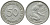 ФРГ 50 ПФЕННИГОВ 1950 F KM 109.1, J. 384 медно-никель 4392-1048