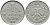 ФРГ 1 марка 1959 F КМ 110 J.385 медно-никель 85-326