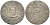 Польша, Эльблонг 1 шиллинг (шеляг) ND Кристина (1626-1654), Шведское правление (1626-1655), вес 0,42 гр. KM 46 серебро 1517-423