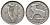Ирландия 3 пенса 1928 заяц KM 4 никель 71-143