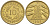 ГЕРМАНИЯ 10 РЕЙХСПФЕННИГОВ 1935 G, KM 40, J. 317 алюминиевая бронза UNC 73-315