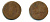 РОССИЯ 1 КОПЕЙКА 1757 медь 61-143