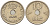 НОРВЕГИЯ 10 ЭРЕ 1947 ХОКОН VII (1905-1957) KM 383 медно-никель 3457-1223