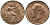 Великобритания 1 фартинг 1919 Георг V (1910-1936) KM 808.2, Spink 4060 бронза UNC 117-725