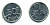 БЕЛЬГИЯ 50 ФРАНКОВ 1987 BELGIQUE, БОДУЭН I (1951-1993) KM 168 никель 25-1656