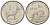 Эритрея 1 цент 1997 краснолобая антилопа KM 43 сталь плакированная никелем UNC 66-741