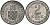Хорватия 2 куны 1941 королевство KM 2 цинк aUNC 177-1461