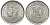 Британская Малайя 10 центов 1943 Георг VI (1937-1952) KM 4a серебро 53-246