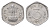 Индия 3 пайса 1967 KM 14.1 алюминий 4690-131