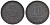 Германия 10 пфеннигов 1921 A KM 20, J. 298 железо 4119-227