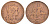 Франция 10 сантимов 1913 тип Даниэль Дюпюи KM 843, Le Franc?136/22 бронза 4657-545