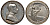 Ватикан медаль 1939-1958 Пий XII, выступление Папы на балконе 44,0 мм, 23,9 гр серебро UNC 1090-4-13