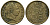 Великобритания имитация в бронзе 1 шиллинга 1819 Георг III (1760-1820) бронза 190-254