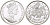 Гибралтар 14 экю - 10 фунтов 1992 рыцарь вправо KM 109 серебро PROOF 1080-9-53