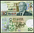 Марокко 50 дирхемов 1987 Король Хассан II (1961-1999), всадники, цветы Pick 64 d  бумага  UNC (пресс) 451-779-2
