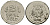 Германия 2 пфеннига ND Жетоны Spielgeld сталь 4173-952