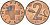 Швейцария 2 раппена 1963 В KM 47 бронза 4586-521
