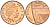 Великобритания 1 пенни 2010 Елизавета II (1952-2022) KM 1107, Spink B6 сталь плакированная медью 4609-728